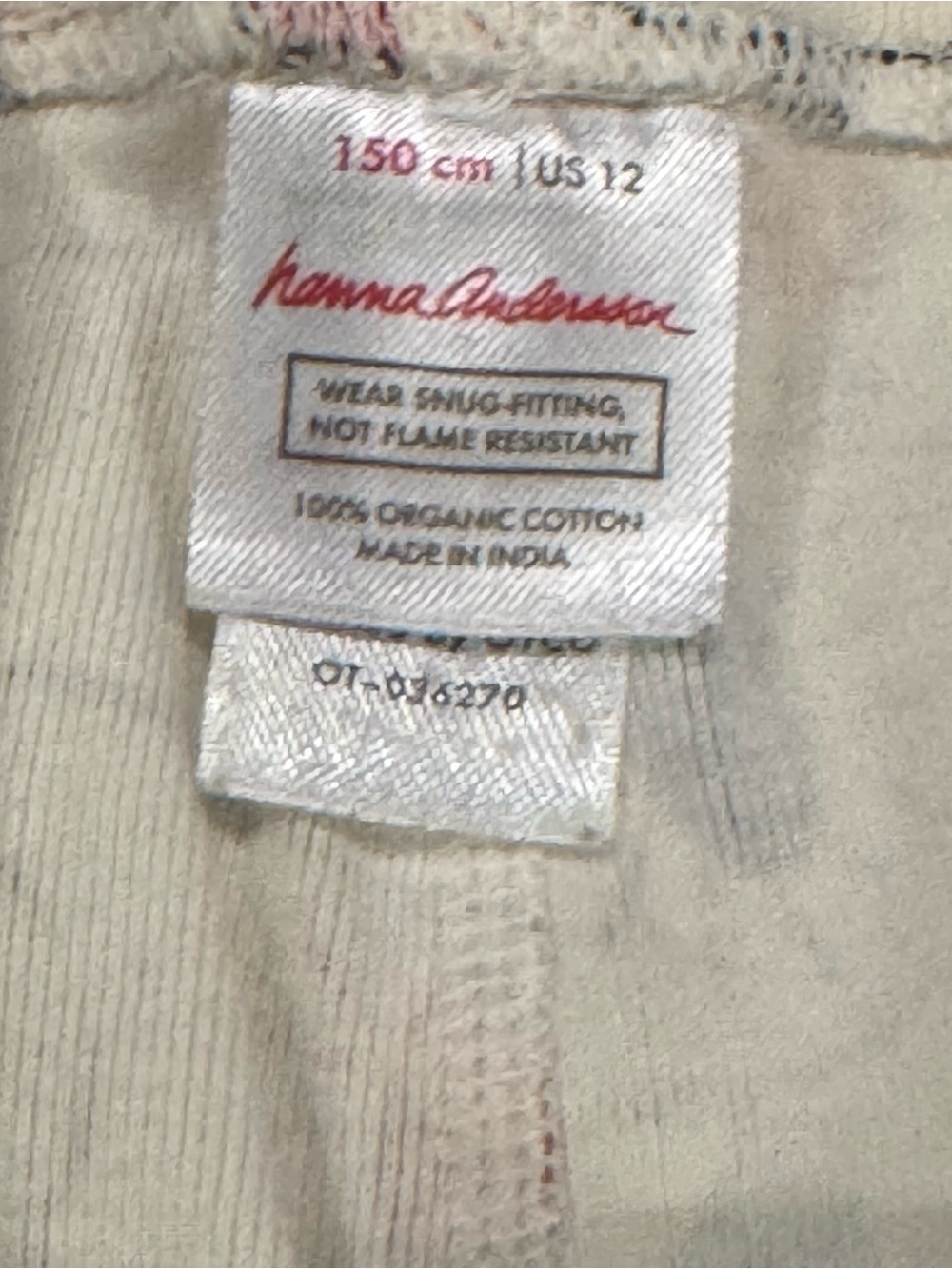 Hanna Andersson Christmas Lights Holiday Pajamas Size 12 EUC 100% Organic Cotton - Picture 16 of 16